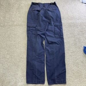 Propper Pants Mens Small Long Combat Trouser Tactical Navy Rip Stop Button Fly